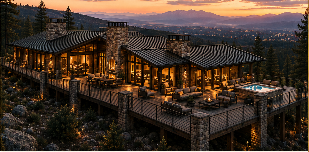Conceptual Main Residence at Kuhne Hill Estates.